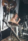 Kerryn drumming away